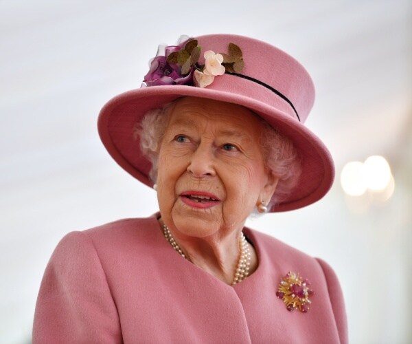 Queen Elizabeth II smiles