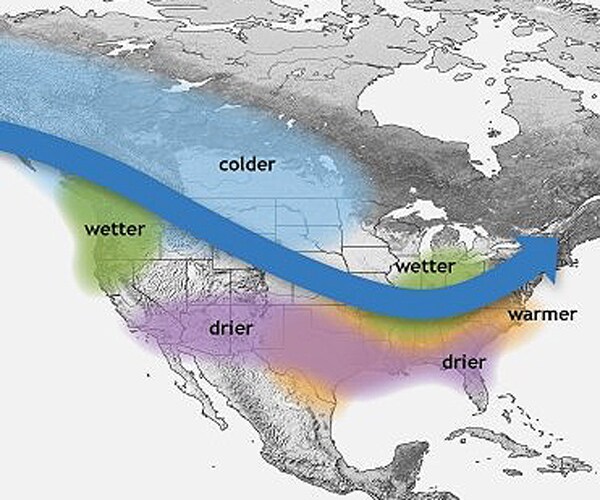 La Nina Impact on Winter 2017: Cold, Snowy, Wet