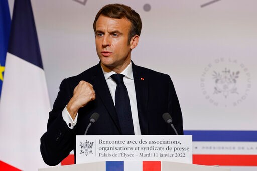 Macron Warns against Fake News Ahead of French Election