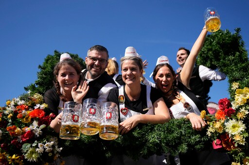 Oktoberfest Is Open. The World's Largest Folk Festival Begins after Ceremonial Keg-tapping