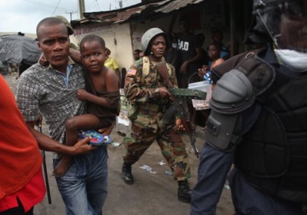 Liberia's Ebola Clampdown Turns Violent