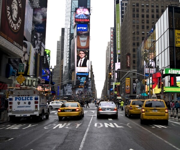 Times Square Tenants That Replaced Porn Make Their Own Retreat