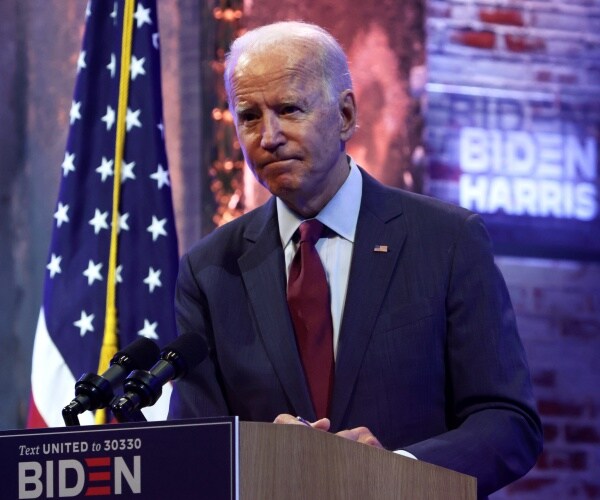 joe biden speaks at campaign event