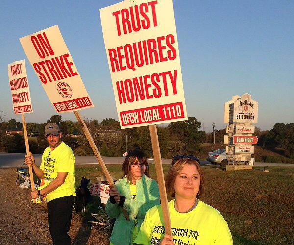 Whiskey Workers Strike at 2 Beam Distilleries in Kentucky