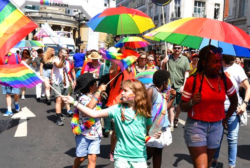Royal Marines Make Debut at LGBT Pride Parade in London