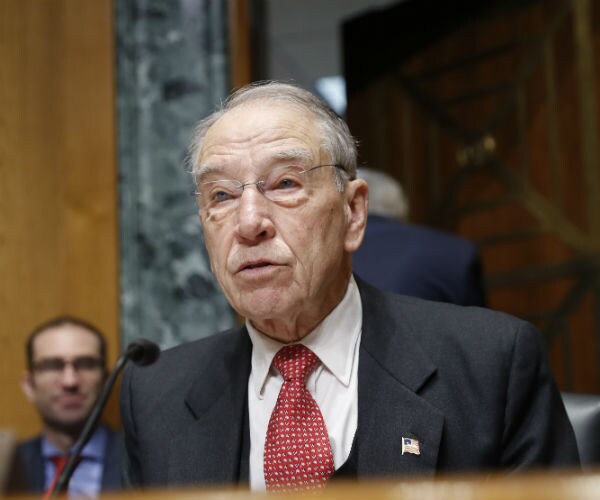 Sen. Chuck Grassley is shown on Capitol Hill.