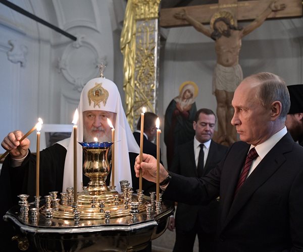 Kirill and Vladimir Putin
