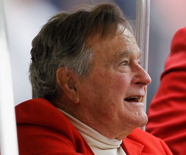 Hospitalized George HW Bush Tweets Cheery Message about Wife