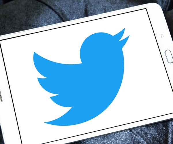 twitter social networking logo and vector on samsung tablet 