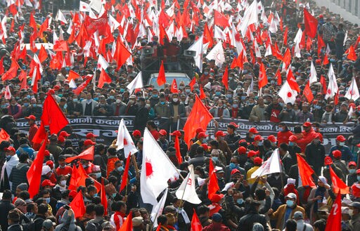 Tens of Thousands Protest against Nepal's Prime Minister