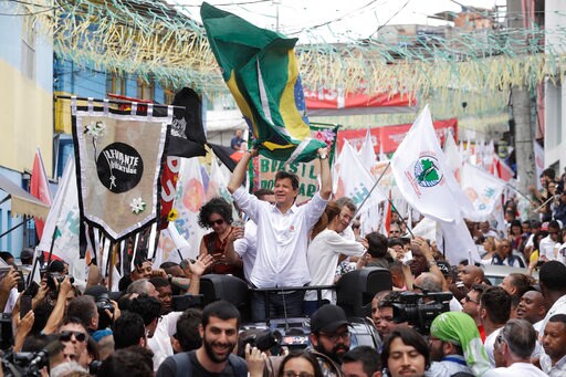 Brazil's Haddad Ends Campaign with Warning about Opponent