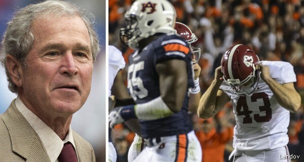 Ex-President Bush Writes Letter to Alabama Kicker