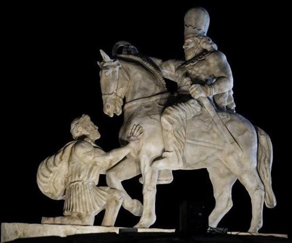 Iran Unveils Monument to Ancient Victory in Show of Postwar Defiance