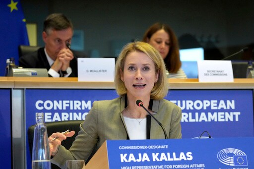 EU Top Diplomat Nominee Strongly Backs Ukraine and Underlines China's Links to the war