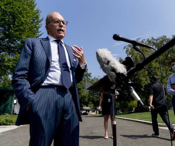 Kudlow Touts Economic Bright Spots, Looking Past Persistent Pain