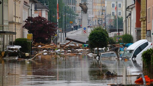 Western Europe Toils under Flooding That's Killed 5 People