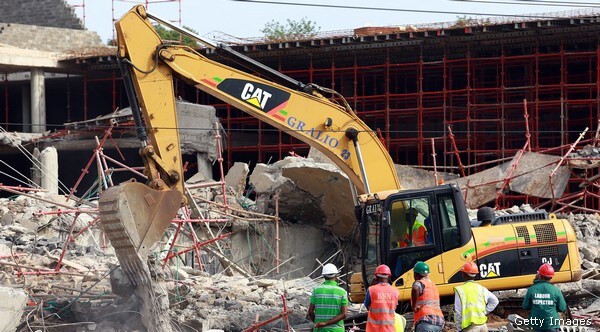 SAfrica Mall Collapse: Mayor Says Construction Firm Didn't Seek Approval