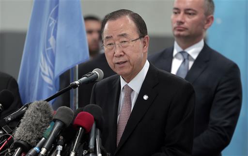 UN Chief Criticizes Gaza Blockade after Israel-Turkey Deal