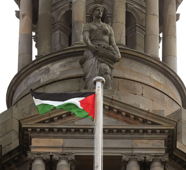 Glasgow's Palestine Flag Flying Criticized as 'Gesture Politics'
