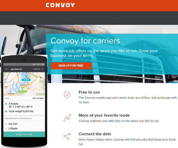 Startup Convoy Raises $60 Million as Investors Bet on Trucking Apps