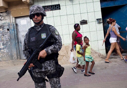 Brazil Security Forces Patrol in Rio amid Surge of Violence
