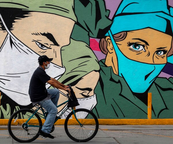 coronavirus-themed urban street art in mexico