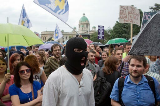 Serbs Protest Demolitions for UAE-investment Project