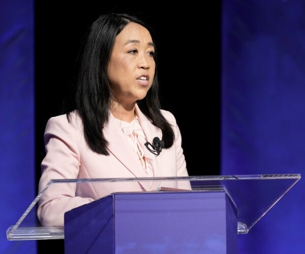 helen gym takes part in a debate