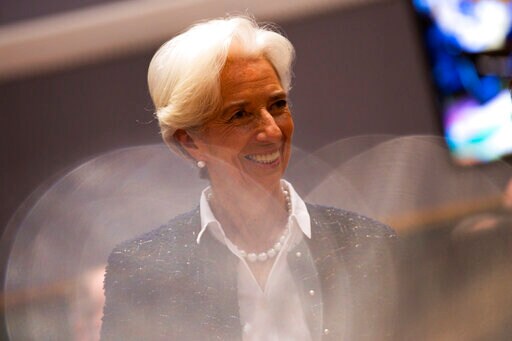 New European Central Bank Chief Holds Her First Rate Meeting