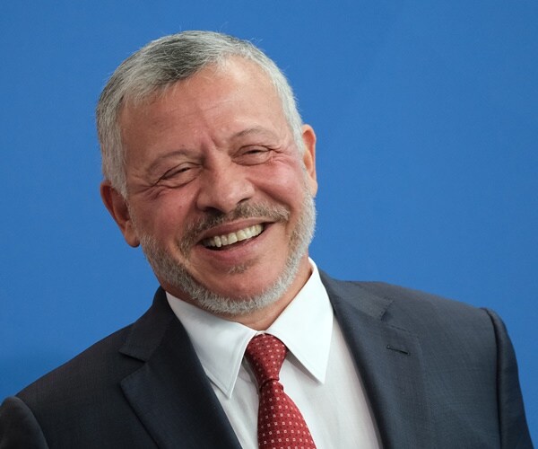 king abdullah laughs