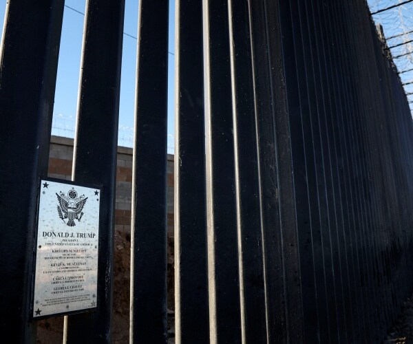 a piece of border wall