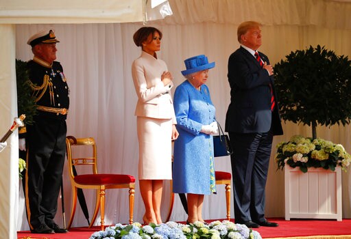 After Trump's Tumult, Time for Tea with the Queen