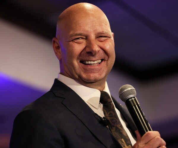 doug mastriano gives a speech