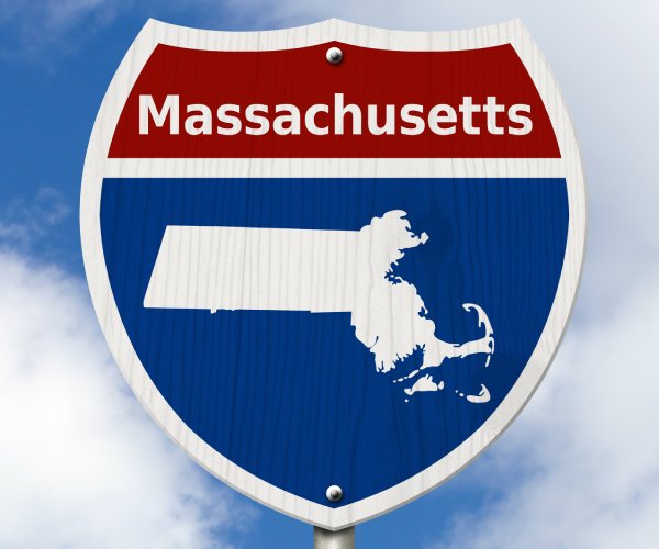 massachusetts road sign