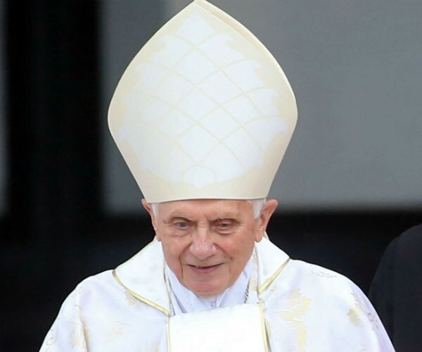 pope benedict xvi is s hown 