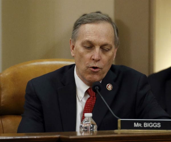 rep. andy biggs is seen on capitol hill