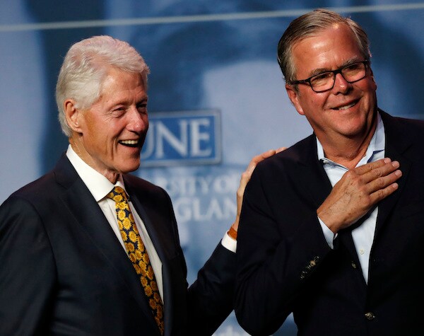 Bill Clinton, Jeb Bush Pine for the Days of Civility
