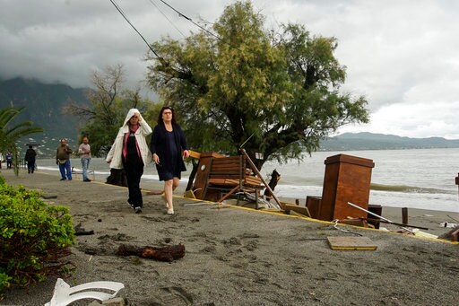 3 People Missing after Storm Pounds Greece with Heavy Rain