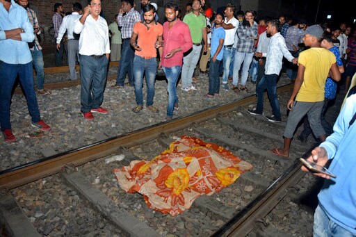 Train Mows Down Crowd at India Festival, at Least 58 Dead
