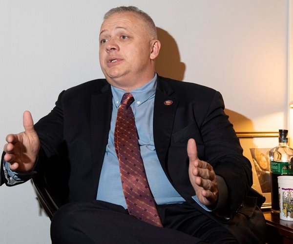 Rep. Denver Riggelman to Newsmax TV: New Bill Doesn't Compete With Unemployment Benefits