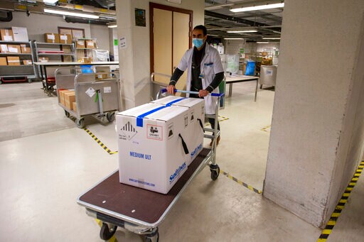 COVID-19 Vaccine Shipments Arrive across EU before Rollout