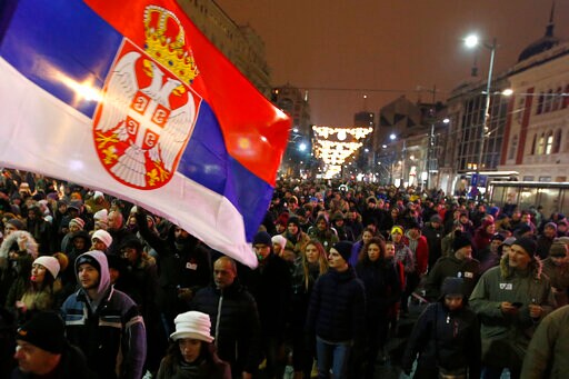 Anti-govt Protests for 6th Week against Serbian Leader