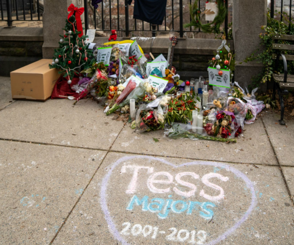 memorial for slain student