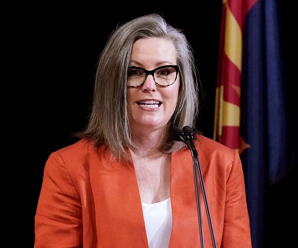 katie hobbs speaks to group