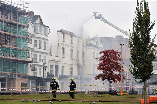 Fire Damages What Is Thought to be England's Oldest Hotel