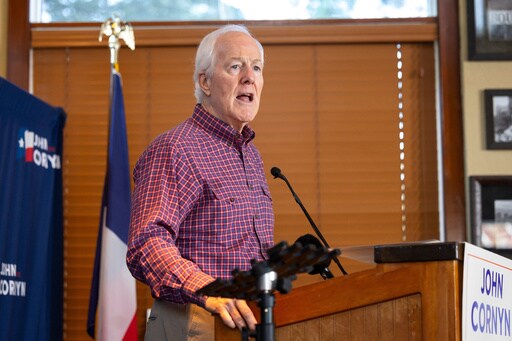 Texas GOP Sen. Cornyn Tries to Hold Seat, as Dems Crockett, Talarico Face Off for Senate