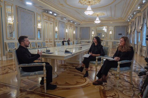 Takeaways from the AP Interview with Ukraine's Zelenskyy