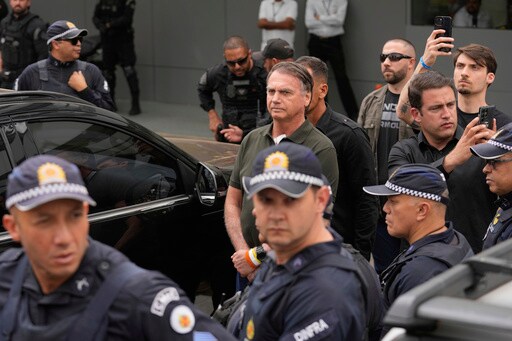 Brazil Ex-President Jair Bolsonaro Briefly Leaves House Arrest for Hospital Visit