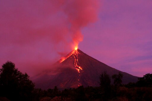 Significant Ash Falls near Erupting Philippine Volcano