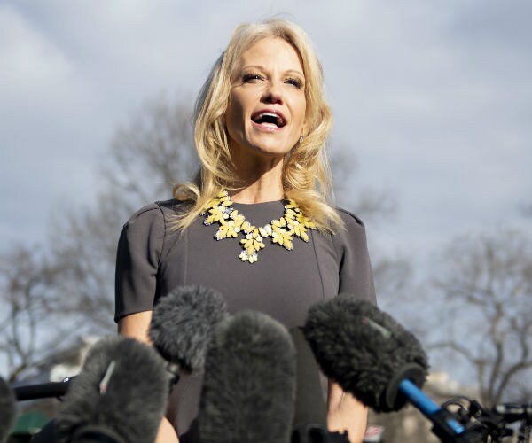 kellyanne conway speaks to reporters
